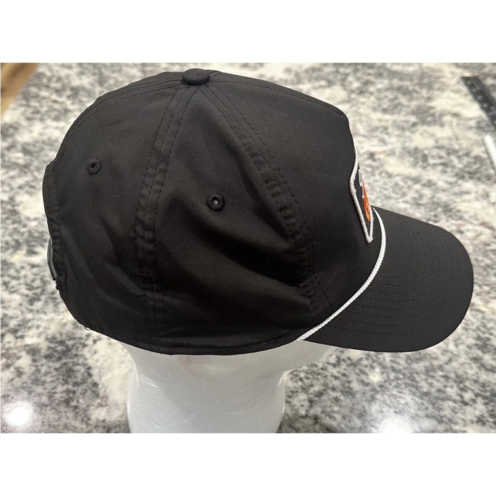 Imperial “Sorry I’m Golfing” Rope Hat SnapBack Black Hat With White Rope - Picture 4 of 8
